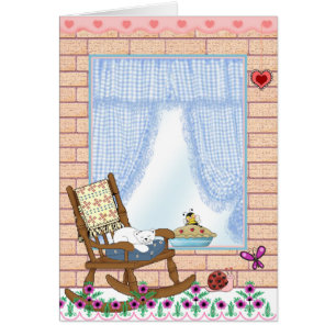 carte de voeux de la véranda avant