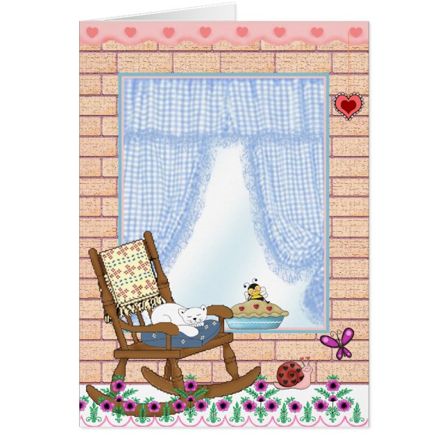 carte de voeux de la véranda avant (Devant)