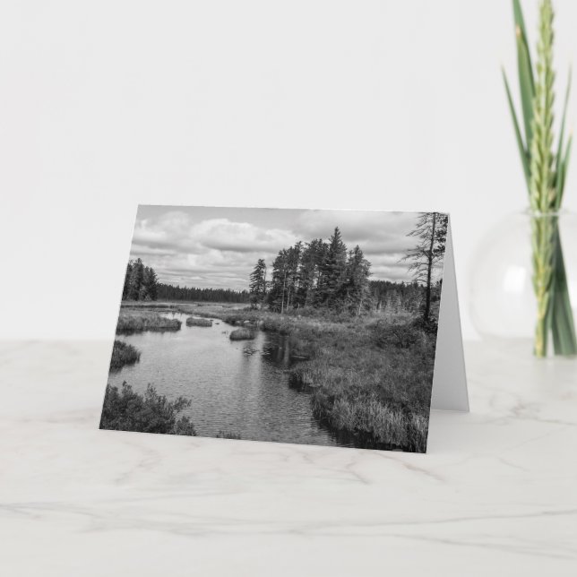 Carte de voeux de lac Northwoods (Devant)