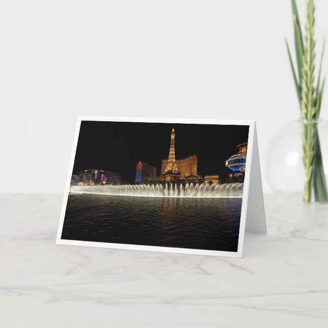 Carte de voeux de Las Vegas (Devant)