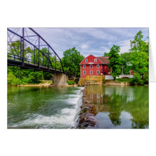Carte de voeux de l'autre côté de War Eagle Creek