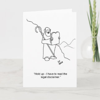 Carte de voeux de l'avocat Humour