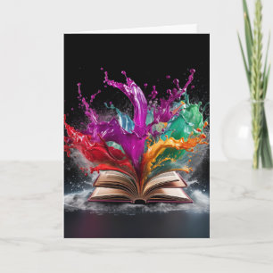 Carte de voeux de l'écrivain