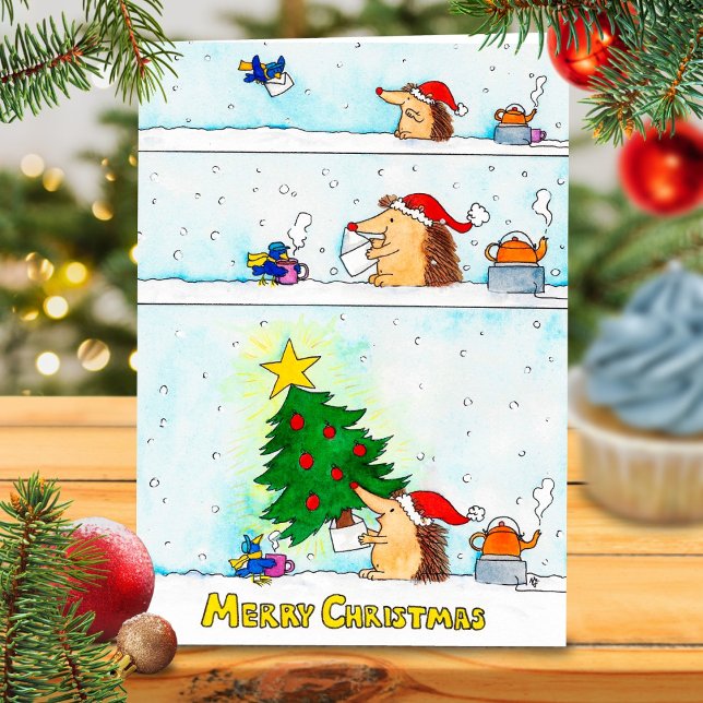 Carte de vœux de lettre de Noël par Nicole Janes (Créateur téléchargé)