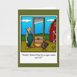 Carte de voeux de l'Humour de Thanksgiving "Specti