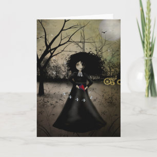 Carte de voeux de libellules de danse