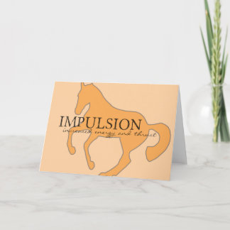 CARTE DE VOEUX De l'IMPULSION 5x7