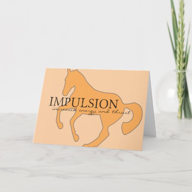 CARTE DE VOEUX De l'IMPULSION 5x7 (Devant)