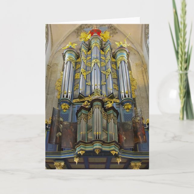 Carte de vœux de l'orgue, Breda, Pays-Bas (Devant)
