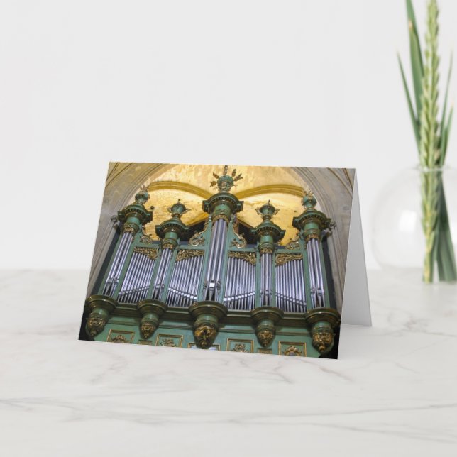 Carte de vœux de l'orgue d'Aix-en-Provence (Devant)