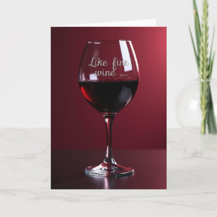 Carte de vœux de luxe pour anniversaire