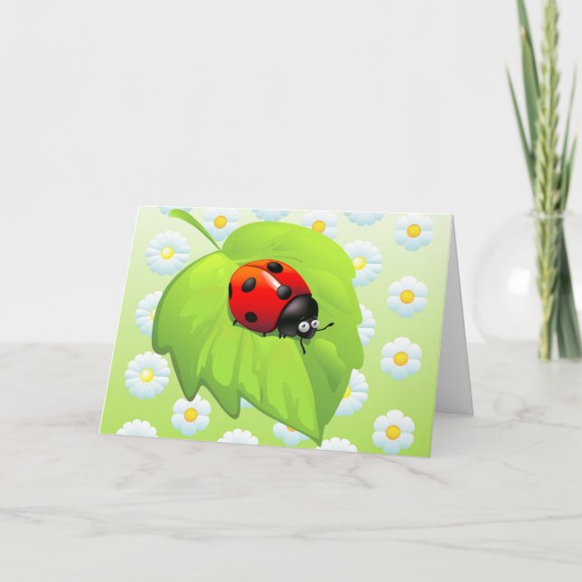 Carte de voeux de Madame Bug Pâques (Devant)