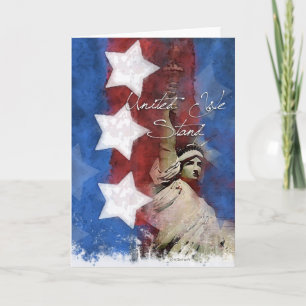 Carte de voeux de Madame Liberty Troop Support