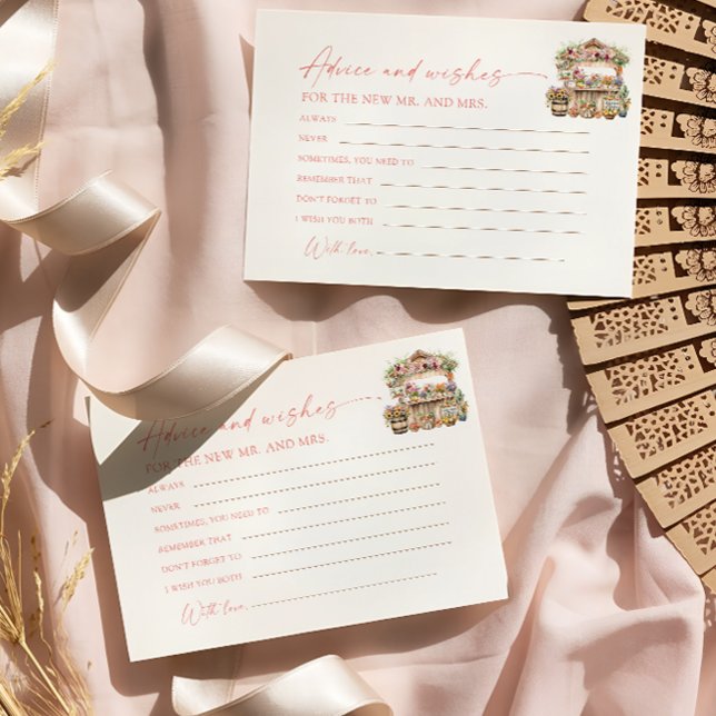 Carte de vœux de mariage Conseils et Vœux Fresh Of (Créateur téléchargé)