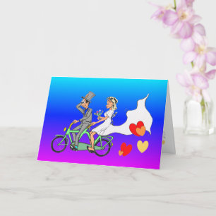 Carte de vœux de mariage DIY