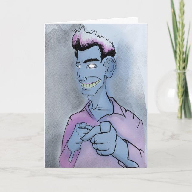 Carte de voeux de Merci (Devant)