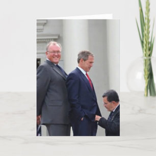 Carte de voeux de Merci de George Bush