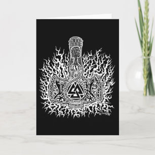 Carte de voeux de Mjolnir - de Valknut