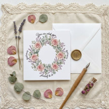Carte de vœux de mots d'encouragement