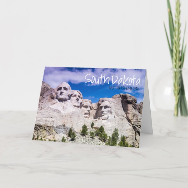 Carte de voeux de Mt Rushmore (Devant)