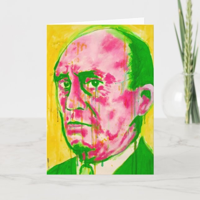 Carte de voeux de musique classique - Schoenberg (Devant)