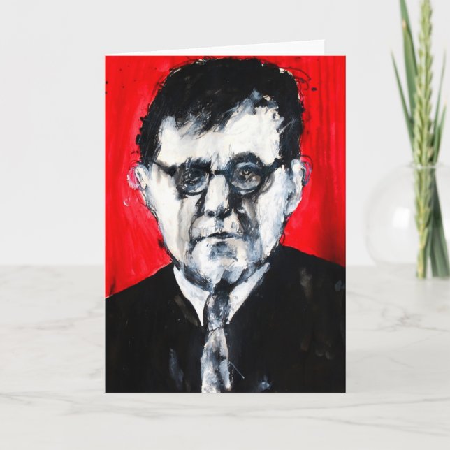 Carte de voeux de musique classique - Shostakovich (Devant)