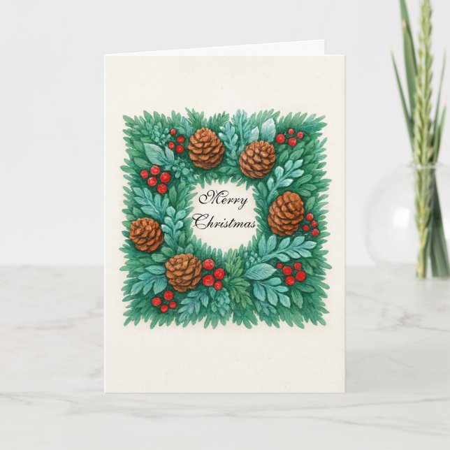 Carte de vœux de Noël (Devant)