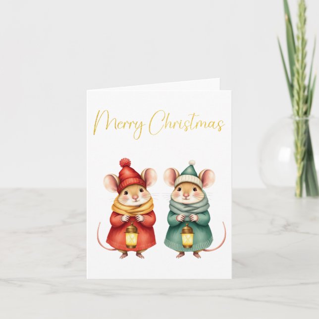 Carte de voeux de Noël (Devant)