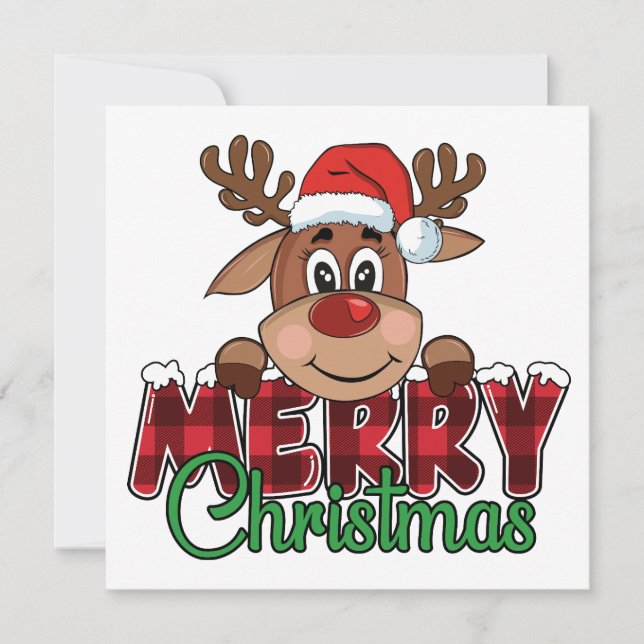 Carte de voeux de Noël (Devant)