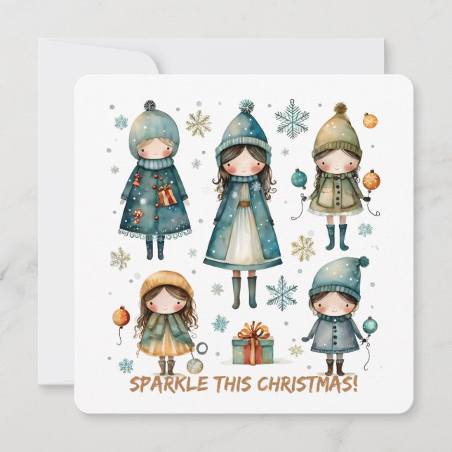 Carte de vœux de Noël (Devant)