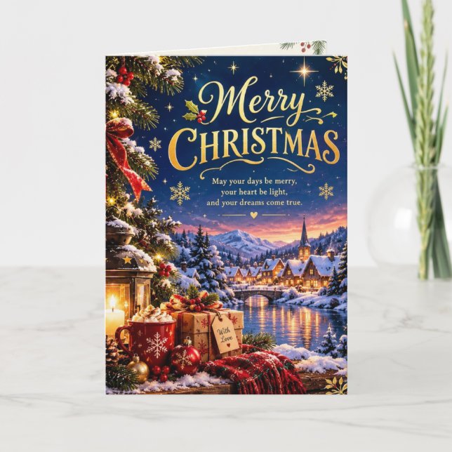 Carte de vœux de Noël (Devant)