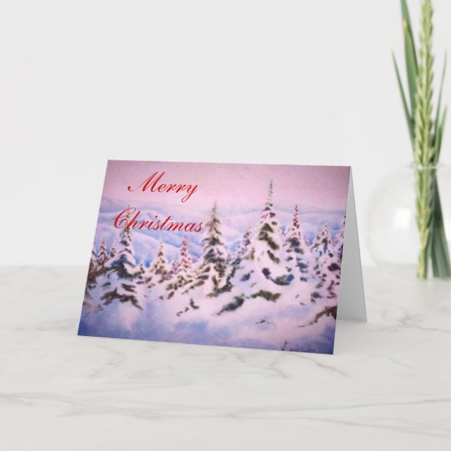 Carte de voeux de Noël (Devant)