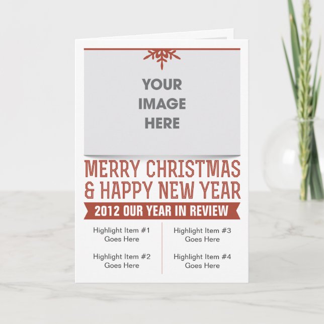 Carte de voeux de Noël (Devant)