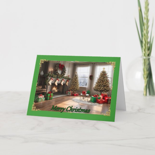 Carte de voeux de Noël (Devant)