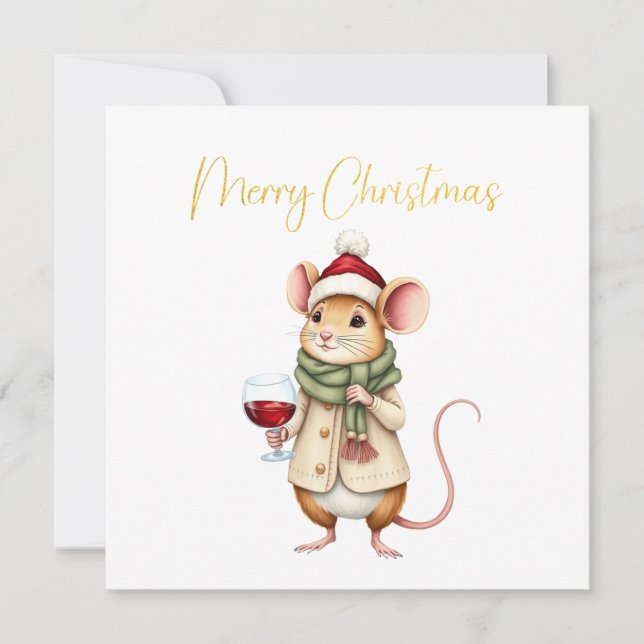 Carte de voeux de Noël (Devant)