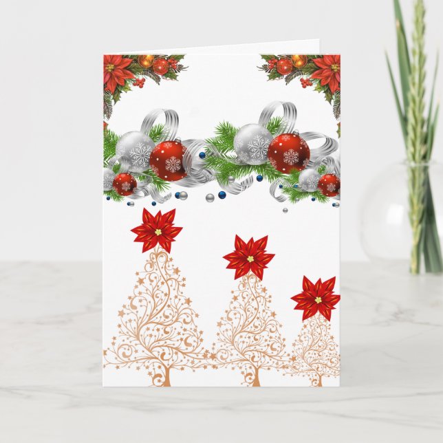 Carte de voeux de Noël (Devant)