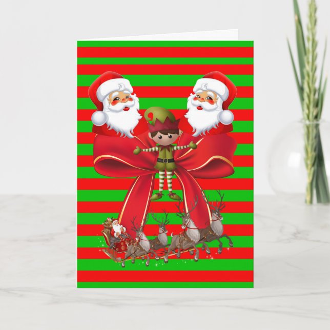 Carte de voeux de Noël (Devant)
