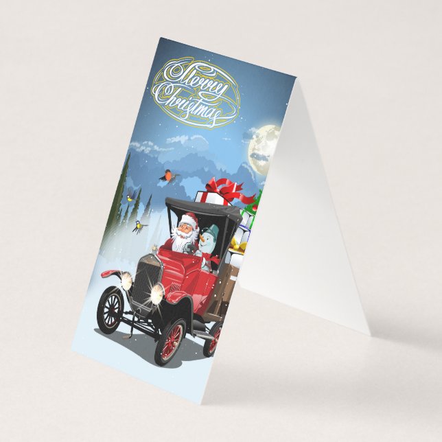 Carte de vœux de Noël (Back)