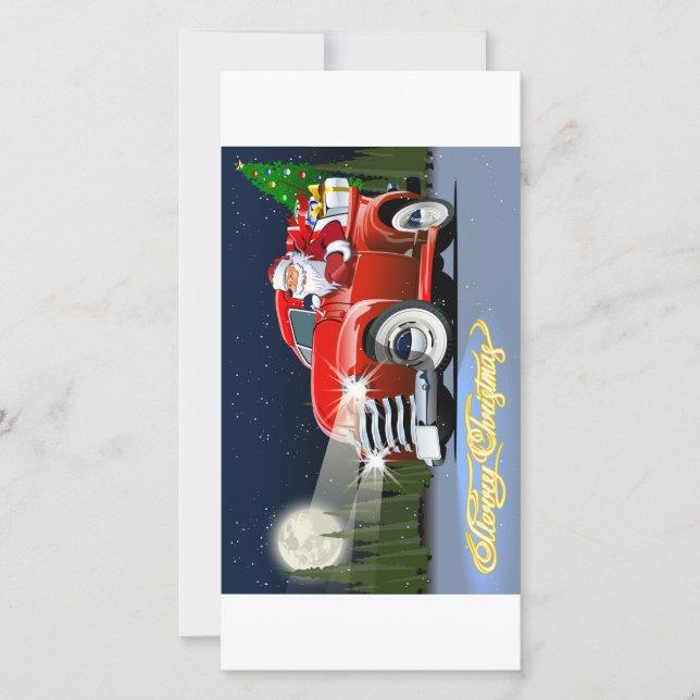 Carte de vœux de Noël (Devant)