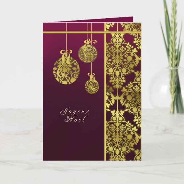 carte de voeux de noël (Devant)