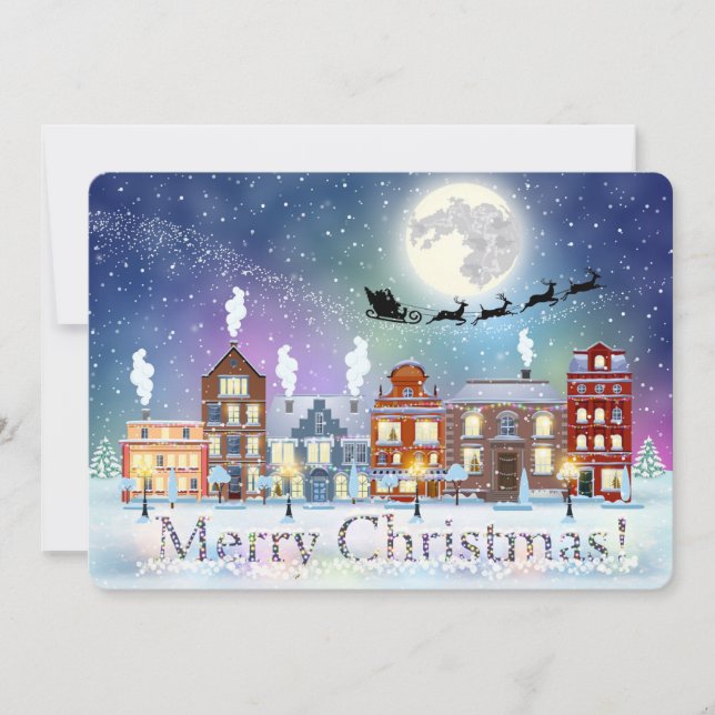 Carte de vœux de Noël (Devant)