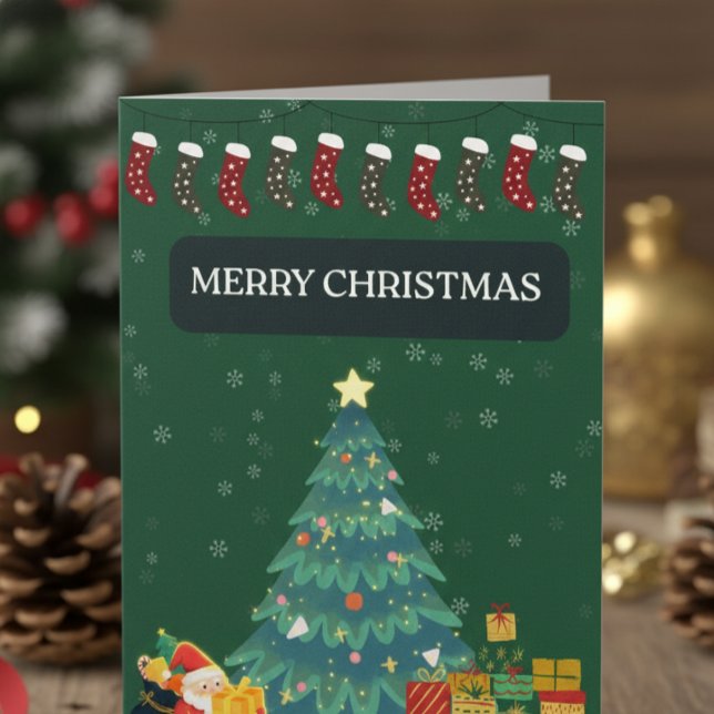 Carte de vœux de Noël (Christmas Wishing Card)