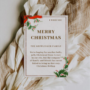 Carte de voeux de Noël