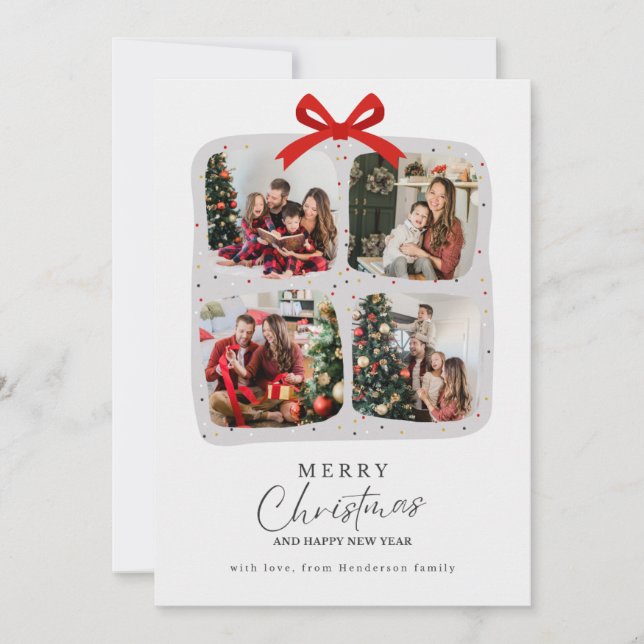 Carte de voeux de Noël (Devant)