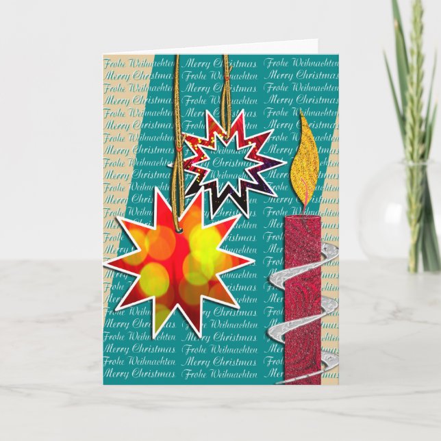 Carte de vœux de Noël (Devant)