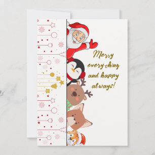 Carte de vœux de Noël