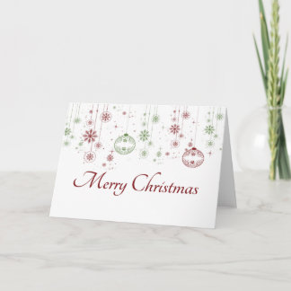 Carte de voeux de Noël