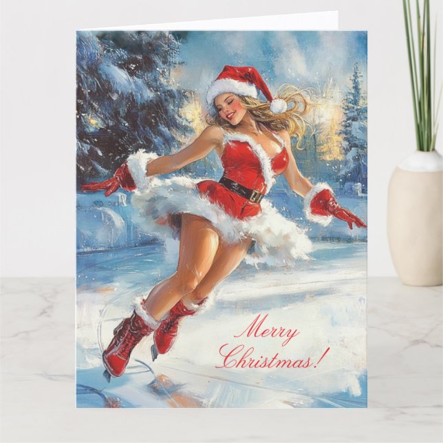 Carte de vœux de Noël. (Devant)