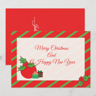 Carte de voeux de Noël