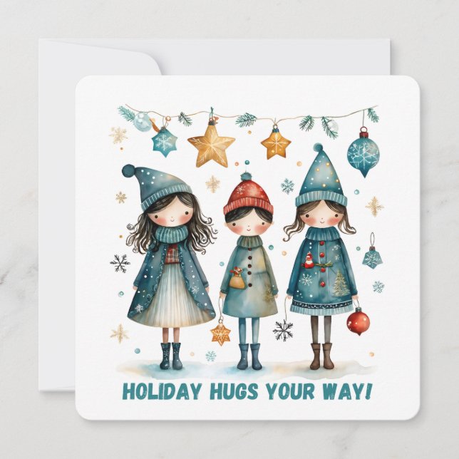Carte de vœux de Noël (Devant)